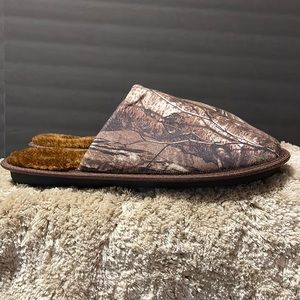 Men's Realtree Pattern Slide On Slippers